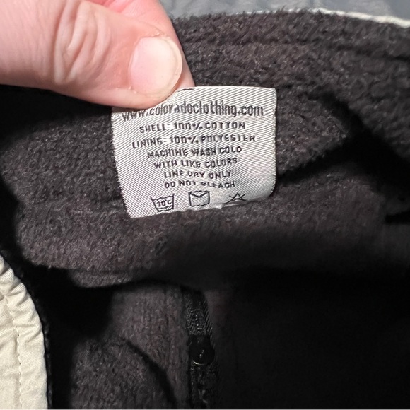 Colorado trading & Clothing Company vest Fleece Lined Beige Men's Size xl - Picture 6 of 8